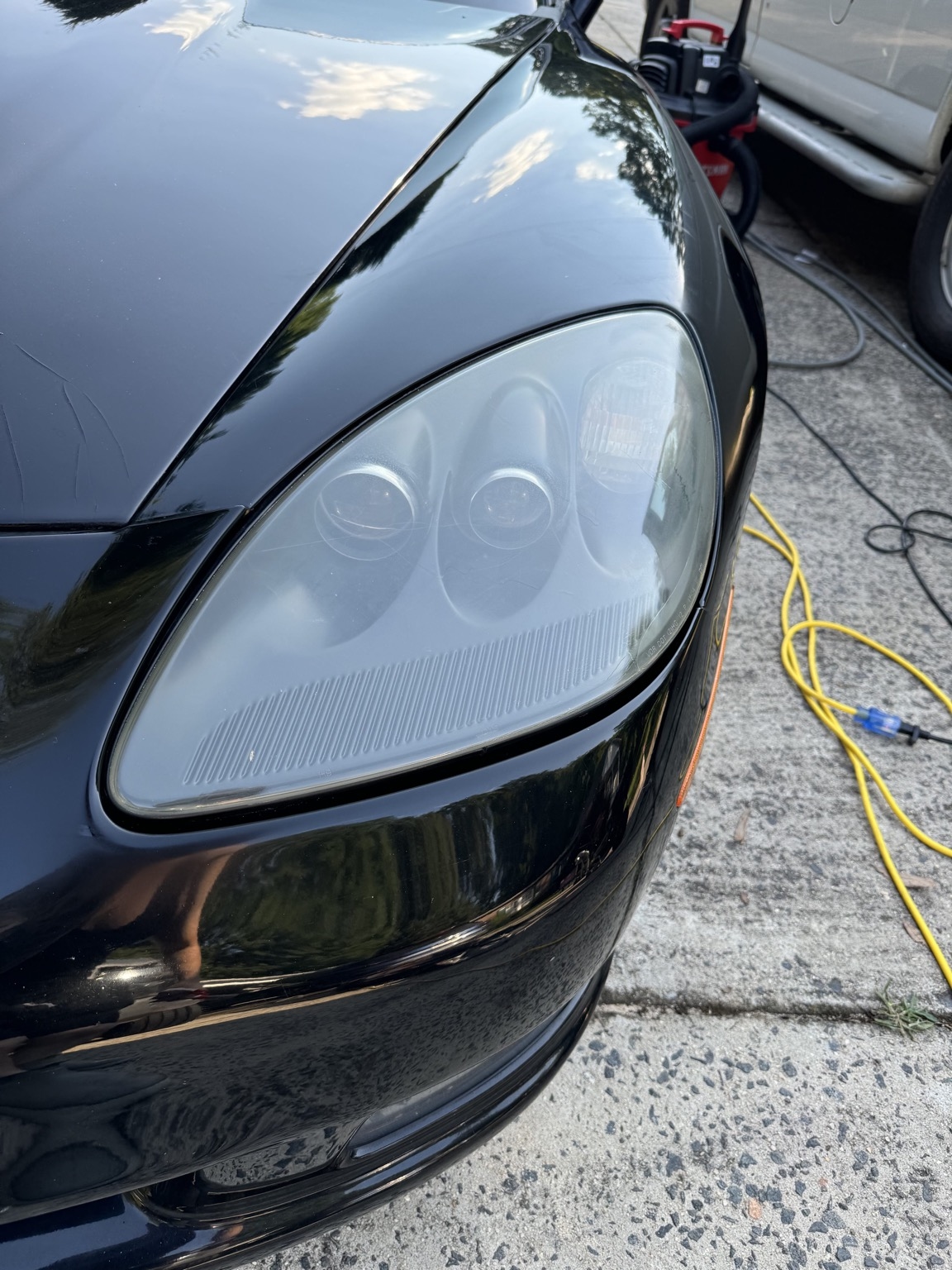 Headlight fog after restoration process