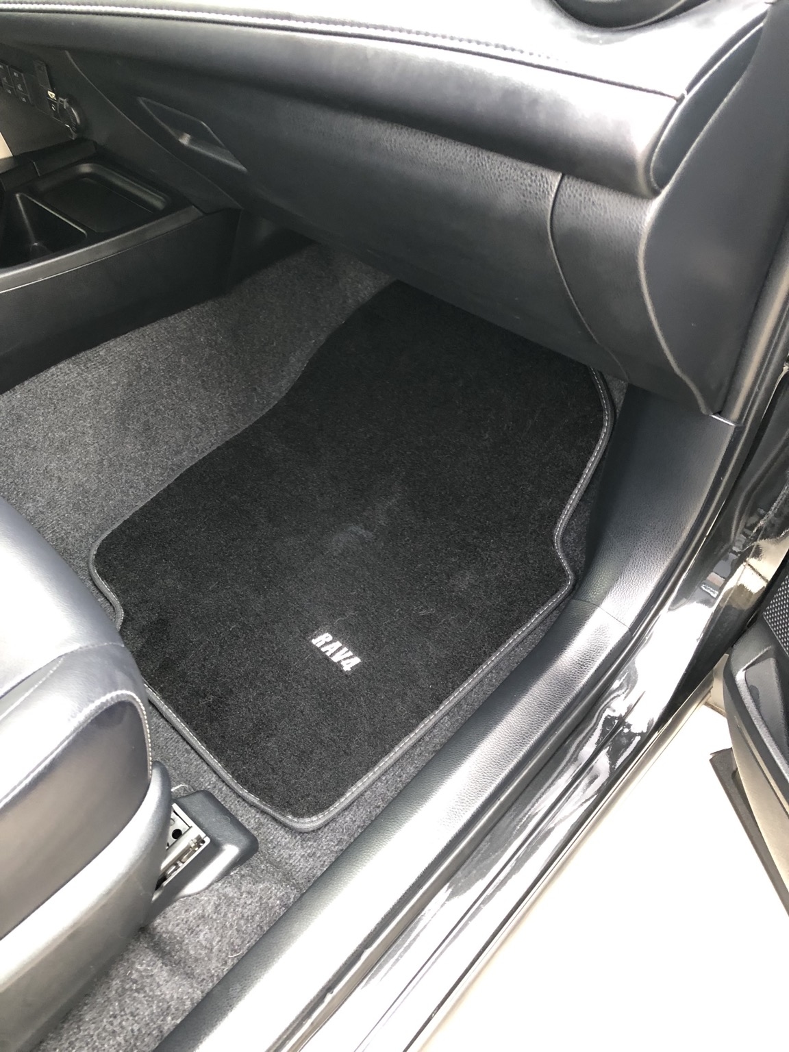 Rav4 Interior Passenger Carpet After Cleaning